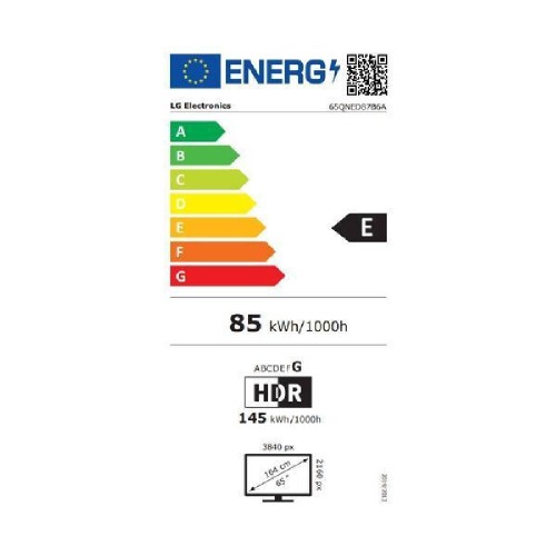 TV UHD  65QNED87B6A EVO SMART MINI LED AI 120Hz